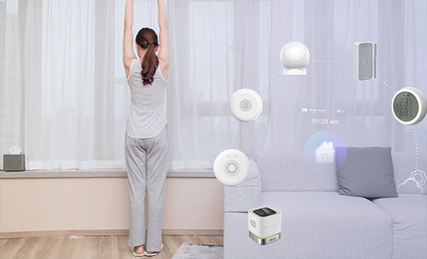 KECO KA80A-RY zigbee curtain motor and curtain drive for motorized curtain track by smart home system controlling