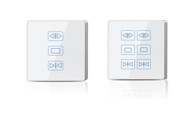 C35-C1/C2 Standard 86*86 RF receiver With Touch Buttons