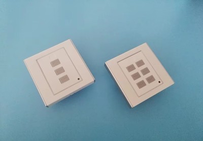 KECO Curtain Switch with Output DC24V for by RF433MHZ DC Window Opener Motor and Venetian Curtain and Blind Tubular Motors
